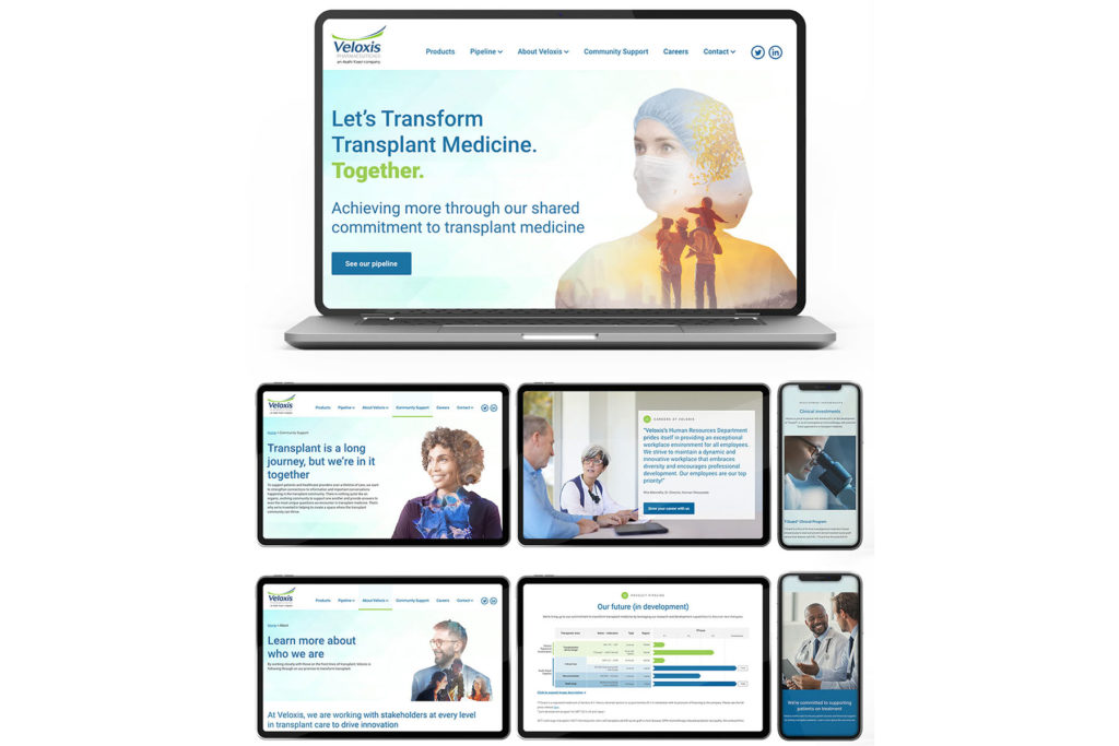 2023 Pharma Choice Variety (Corporate Website) Gold Winner MedThink Communications and Veloxis Pharmaceuticals
